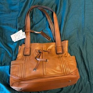 Tignanello purse in cognac.  NWT.